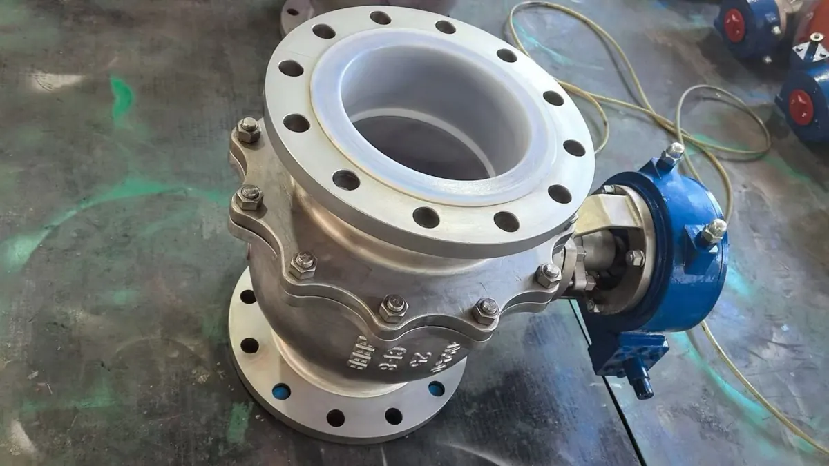 Fluorine Lined Valves for Corrosive Media